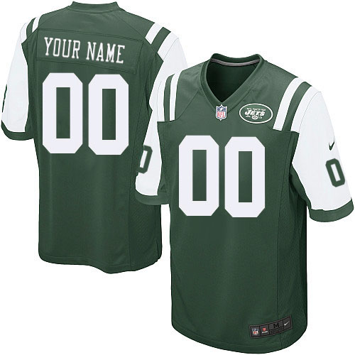 Youth Limited Nike Jersey Green Home - Customized NFL New York Jets